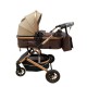 Carucior L-Sun T7, 2 in 1, suspensie pe roata, reversibil, 0-36 luni, BEJ Carucioare si articole de transport
