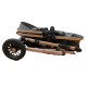 Carucior L-Sun T7, 2 in 1, suspensie pe roata, reversibil, 0-36 luni, BEJ Carucioare si articole de transport