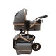 Carucior L-Sun T7, 2 in 1, suspensie pe roata, reversibil, 0-36 luni, gri Carucioare si articole de transport
