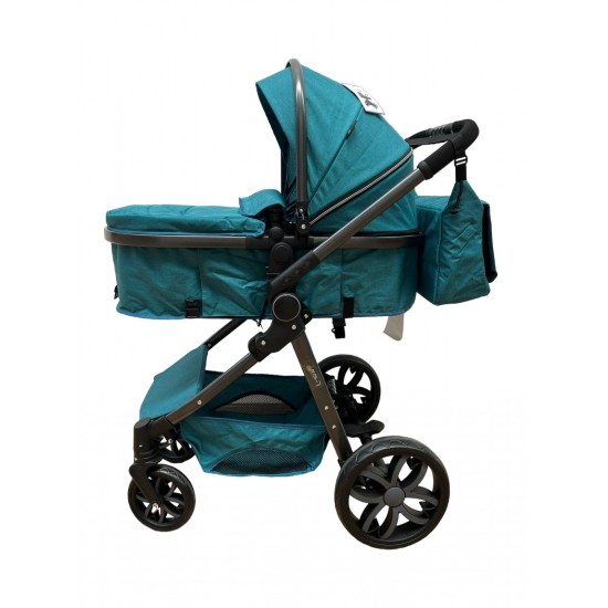 Carucior 2in1 albastru - T8 Carucioare si articole de transport