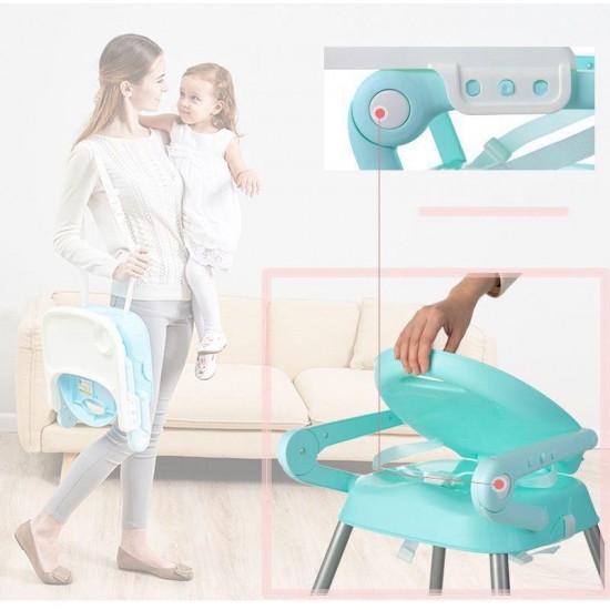 Scaun de masa 3 in 1 pentru copii, Bubu-Still, roz Jucarii si accesorii bebelusi