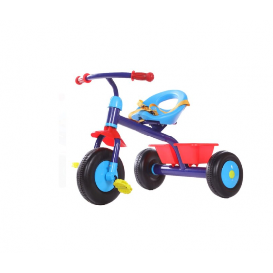 Tricicleta 2 în 1 albastra cu centura Carucioare si articole de transport
